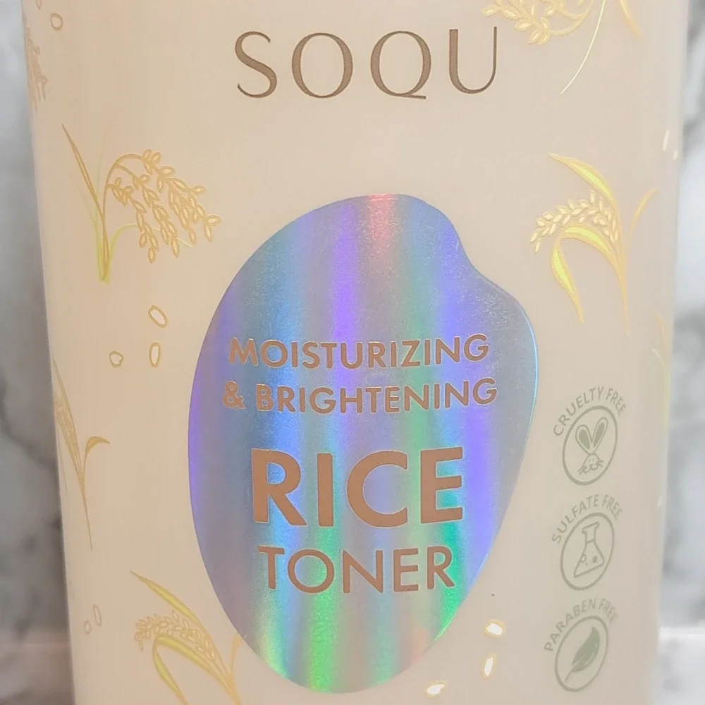 SOQU Moisturizing & Brightening Rice Toner Rice Extract + Hyaluronic Acid‎